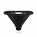 PantyRebel Vibrating Thong with Remote Control & 12 Modes - Black, S/M