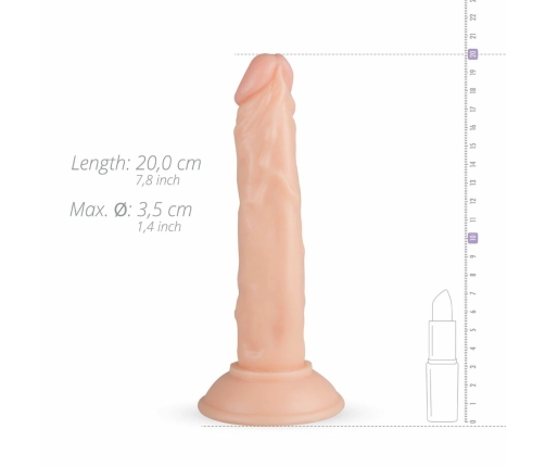 Real Fantasy Blane Anatomical Model with Suction Base, Flexible, Beige