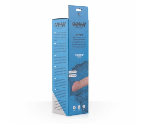 Real Fantasy Shawn XL Intimate Silicone Model with Suction Base, 24 cm