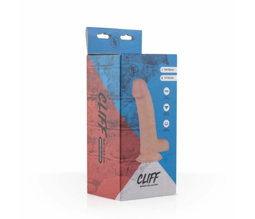 Real Fantasy Cliff Model 22cm - Anatomical Silicone System, Suction Base