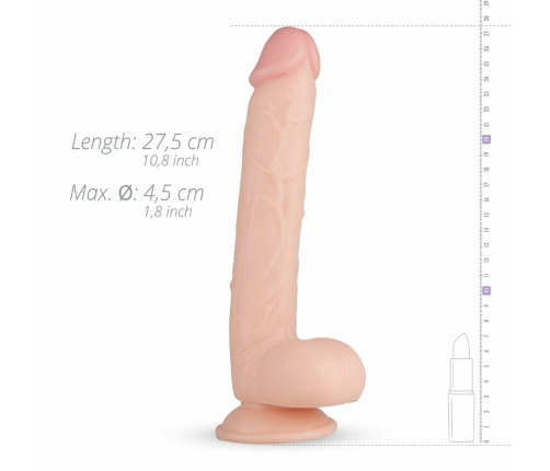 Elvin XL Intimate Model with Suction Base 27.5 cm - Flexible Silicone