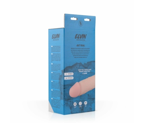 Elvin XL Intimate Model with Suction Base 27.5 cm - Flexible Silicone