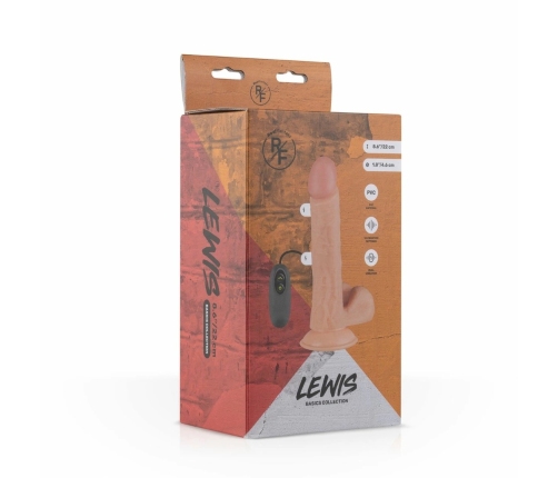 FeelzToys Lewis Anatomical Vibrating Model with Remote Control, 10 Modes