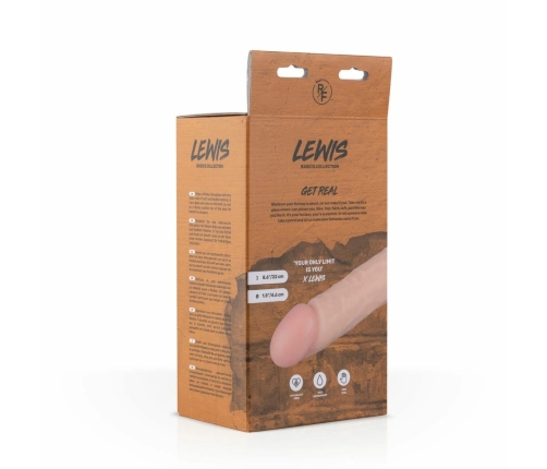 FeelzToys Lewis Anatomical Vibrating Model with Remote Control, 10 Modes