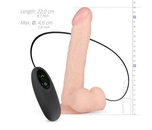 FeelzToys Lewis Anatomical Vibrating Model with Remote Control, 10 Modes