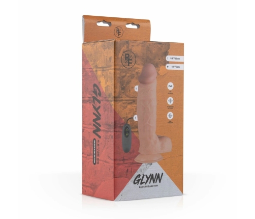 Glynn Silicone Multi-Speed Intimate Device with Remote Control, Beige