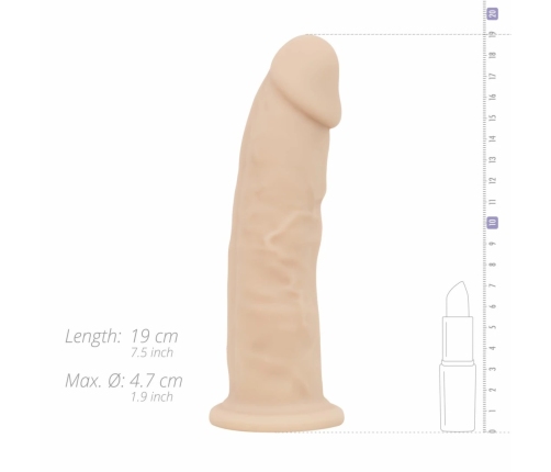 Real Fantasy Parker Deluxe 18 cm Anatomical Silicone Model, Suction Base