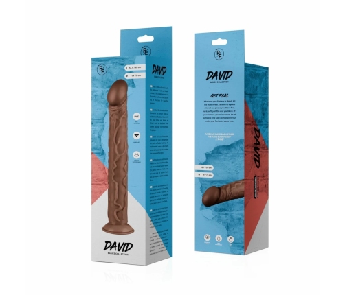 Real Fantasy David 35 cm Flexible Anatomical Model with Suction Cup