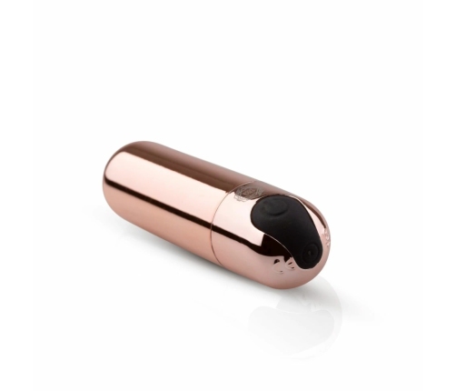 Rosy Gold Bullet Series Compact Intimate Massager, 10 Modes, USB