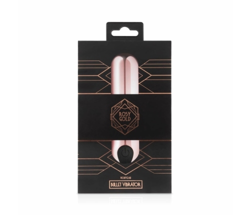 Rosy Gold Bullet Series Compact Intimate Massager, 10 Modes, USB
