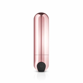 Rosy Gold Bullet Series Compact Intimate Massager, 10 Modes, USB