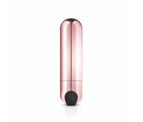 Rosy Gold Bullet Series Compact Intimate Massager, 10 Modes, USB