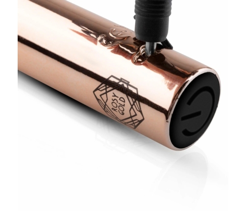 Rosy Gold Curved G-Spot Vibrator USB Rechargeable Waterproof Model