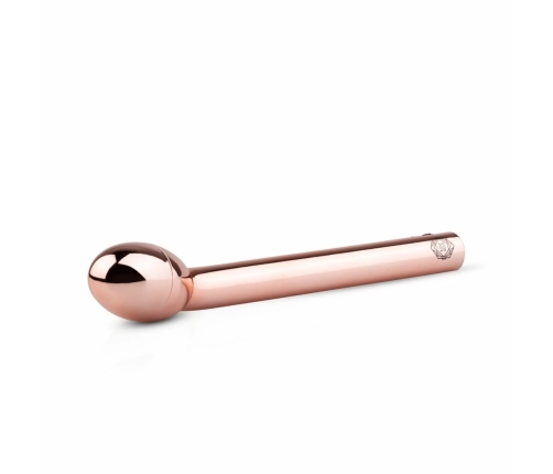 Rosy Gold Curved G-Spot Vibrator USB Rechargeable Waterproof Model