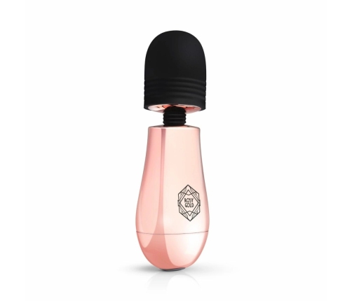 Rosy Gold Nouveau Mini Personal Massager - Compact Rechargeable Model