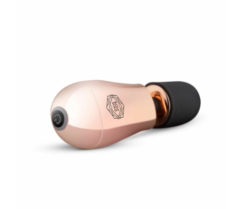 Rosy Gold Nouveau Mini Personal Massager - Compact Rechargeable Model