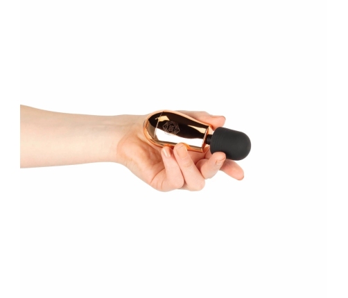 Rosy Gold Nouveau Mini Personal Massager - Compact Rechargeable Model