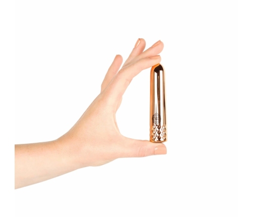 Rosy Gold Mini Vibrator - Compact Rechargeable Precision Model