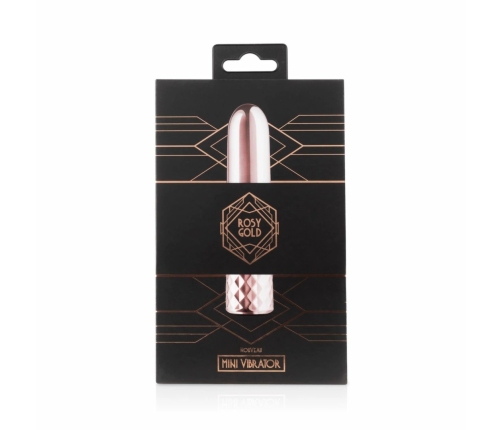 Rosy Gold Mini Vibrator - Compact Rechargeable Precision Model