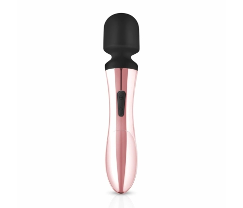 Rosy Gold Nouveau Curve Massager - Rechargeable Flexible Wand, 10 Modes