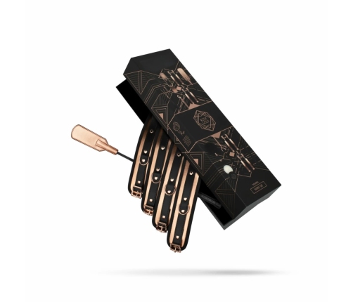 Rosy Gold Nouveau 9-Piece Deluxe Sensual Accessory Set Metallic Pink