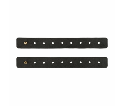 Rosy Gold Body Harness Black - Adjustable Faux Leather Accessory