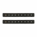 Rosy Gold Body Harness Black - Adjustable Faux Leather Accessory