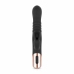 Rosy Gold Rabbit Vibrator Thrusting System Black 13cm USB Rechargeable