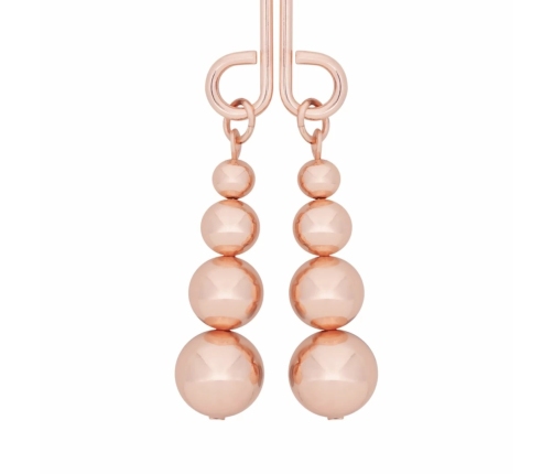 Rosy Gold Precision Clamp with Subtle Weight - Elegant Metallic Finish