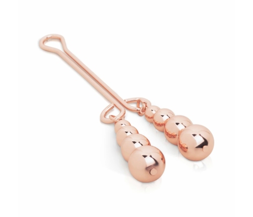 Rosy Gold Precision Clamp with Subtle Weight - Elegant Metallic Finish