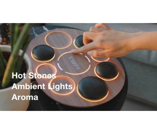 S1 Revival Hot Stone Spa Set - 8 Basalt Stones for Home Relaxation
