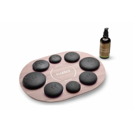 S1 Revival Hot Stone Spa Set - 8 Basalt Stones for Home Relaxation