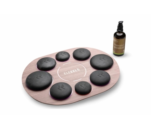 S1 Revival Hot Stone Spa Set - 8 Basalt Stones for Home Relaxation