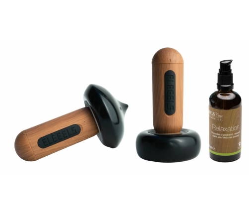 S2 Hot Stone Massage Wand - Handcrafted Bian Stone, 7 Modes, 4 Heat Levels