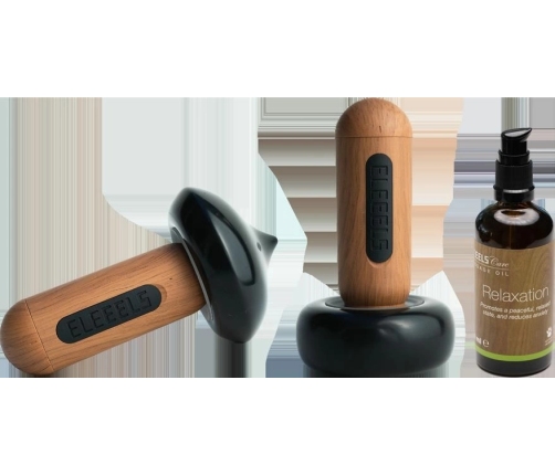 S2 Hot Stone Massage Wand - Handcrafted Bian Stone, 7 Modes, 4 Heat Levels
