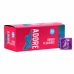 Adore Ribbed Premium Latex Condoms 144 pcs - Transparent, Ribbed Texture, Medium Size