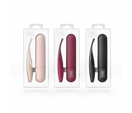 Shots Senzi Precision Vibrator Black - 12 Modes, Waterproof, USB Rechargeable