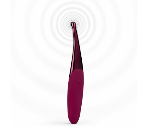 Svakom Senzi Precision Vibrator Deep Pink - 12 Modes, Waterproof USB