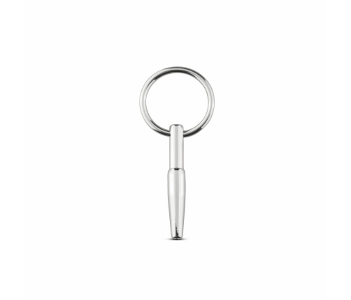 Sinner Gear Hollow Metal Urethral Sounding Plug with Pull Ring 8 mm
