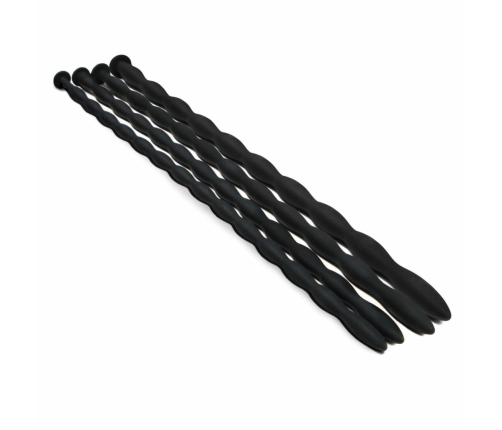 Ouch! Silicone Dilator Set Flexible Medical-Grade 5 Sizes Black