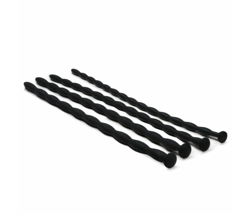 Ouch! Silicone Dilator Set Flexible Medical-Grade 5 Sizes Black