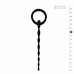 Sinner Gear Silicone Urethral Sound with Pull Ring - Flexible Wavy Design