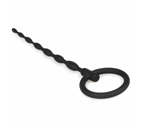 Sinner Gear Silicone Urethral Sound with Pull Ring - Flexible Wavy Design