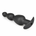 Sinner Gear Hollow Silicone Black Plug - Anatomical Design, Large