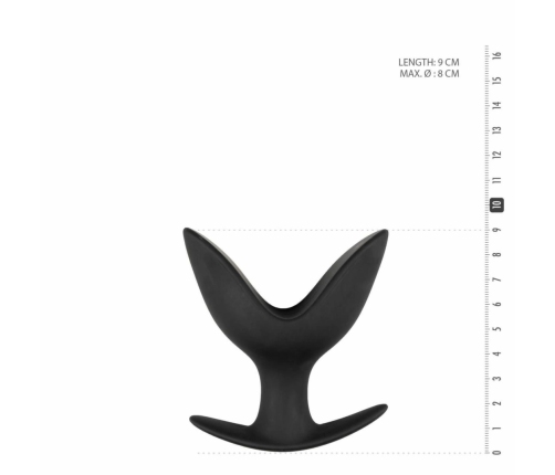 EasyToys Silicone Anchor Plug Small - Flexible Intimate Accessory, Black