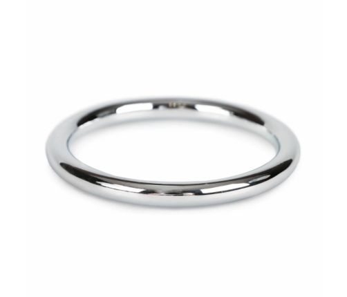Sinner Gear Steel Intimate Ring Set - 3 Sizes, Silver, Anatomical Design