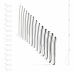 Sinner Gear 14-Piece Stainless Steel Intimate Dilator Set, 0.4-1.7 cm