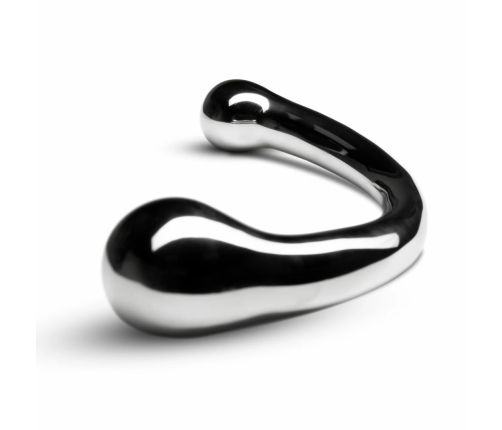 Sinner Gear Curvey Metal Intimate Stimulator Double-Ended Silver