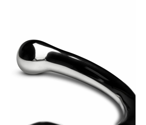 Sinner Gear Curvey Metal Intimate Stimulator Double-Ended Silver
