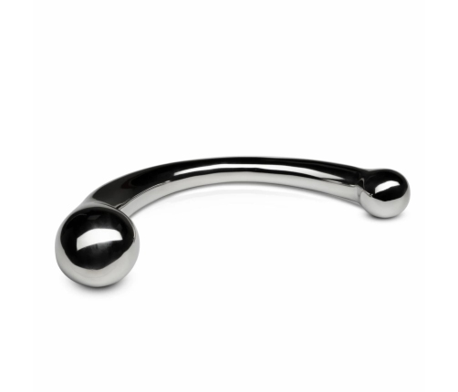 Sinner Gear Curvey Metal Intimate Stimulator Double-Ended Silver